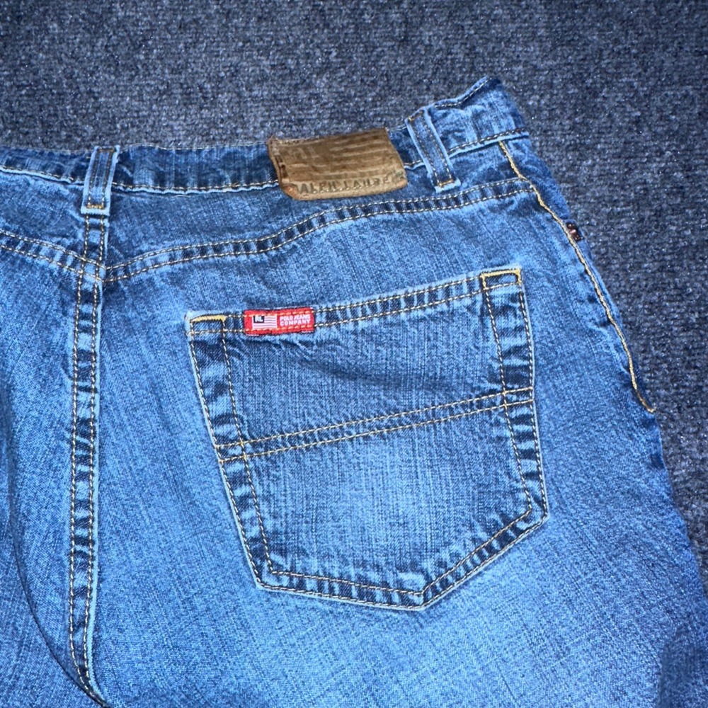 Polo Jeans Co Ralph Lauren Saturday Jean Women 8x31 Medium Wash Straight Leg Y2K
